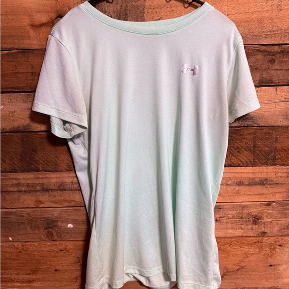 Under Armour Tops - Under Armour Mint Green HeatGear Shirt